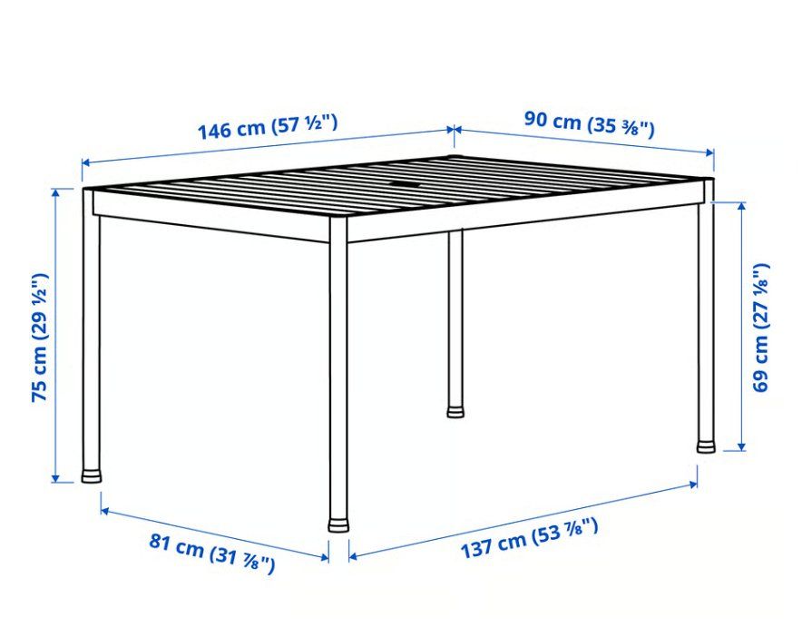 Ikea Tavoli: Gartentisch / Balkontisch / Outdoor Tisch – Usato da Lungern venduto da HomeDealsCH 1