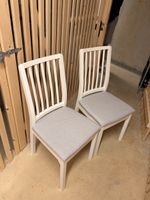 Stühle weiss Holz 2 Stk