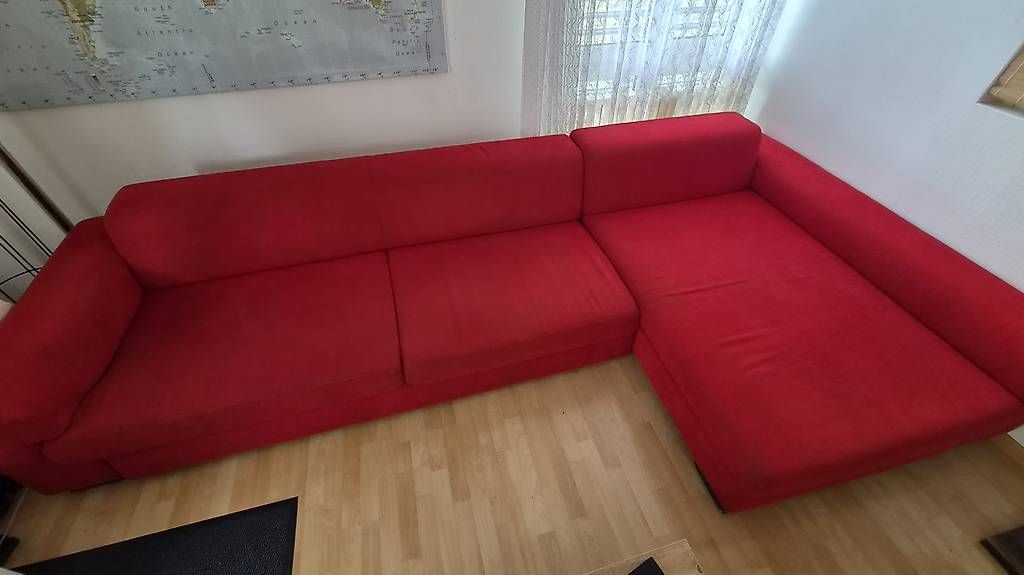 Sofas: Eck Stoffsofa 2 Elemente – Gebraucht aus Niederhasli von clauschlau