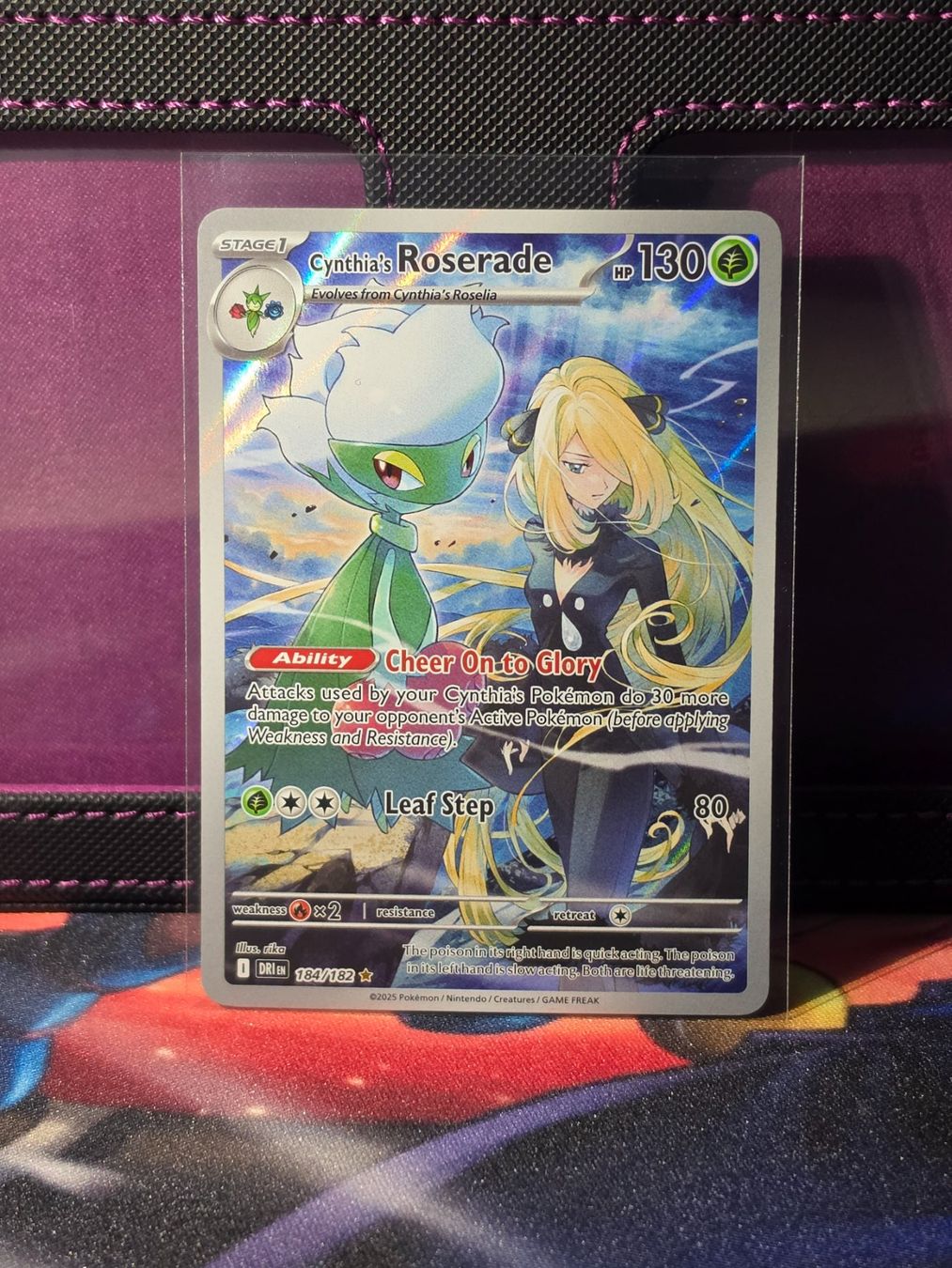 Pokémon Carte collezionabili: Cynthia's Roserade 184 – Usato da Binningen venduto da oscark77