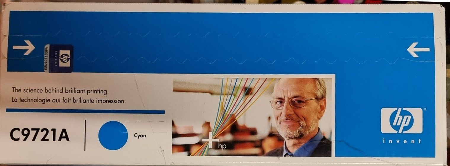 Hewlett Packard Druckerpatronen & Toner: Original HP C9721A Toner cyan – Neu und originalverpackt aus Staad SG von Postman9422 1