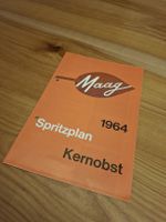 Maag Dielsdorf Spritzplan Proschüre Kernobst 1964