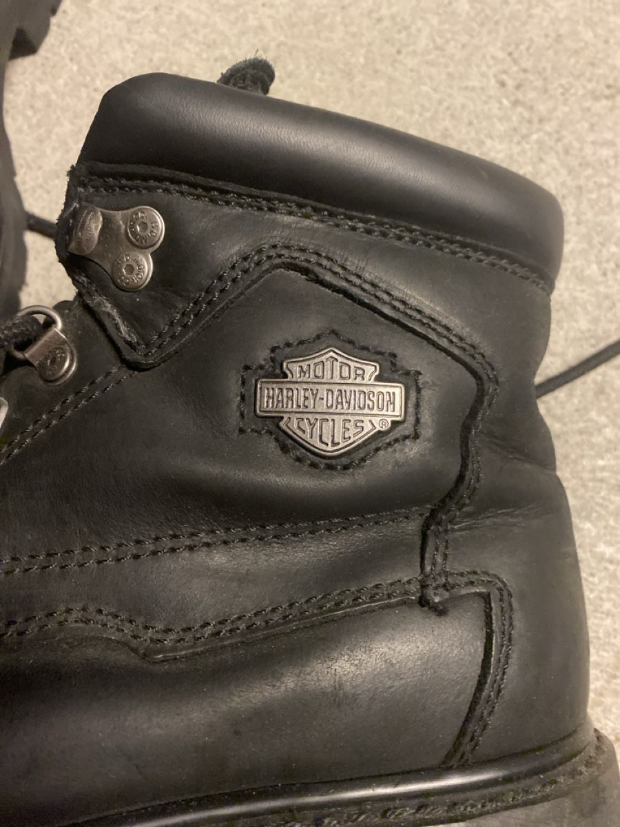 Harley-Davidson Scarpe da uomo: Harley Davidson Boots Leder Schwarz Grösse 42 – Usato da Watt venduto da Willis4 3