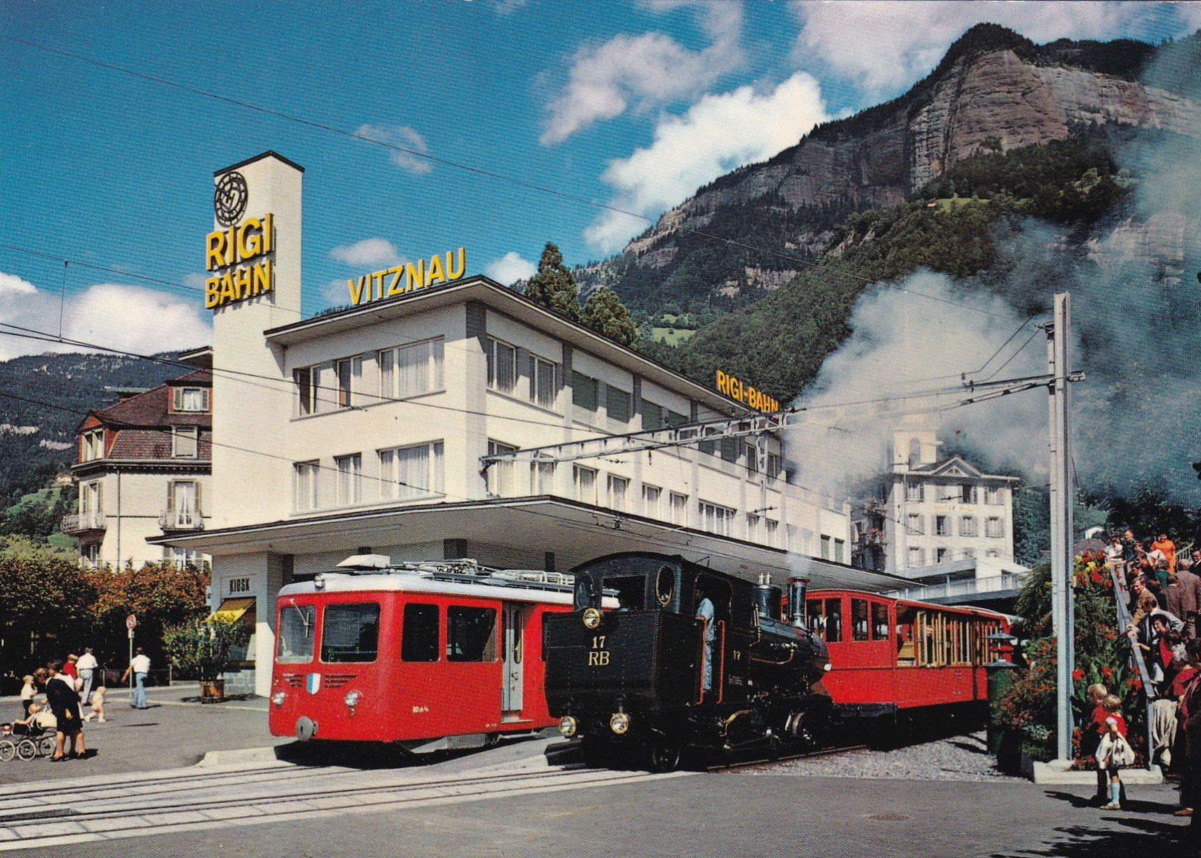 Ansichtskarten: Vitznau Rigi bahn – Gebraucht aus Cormoret von Pascalll2001
