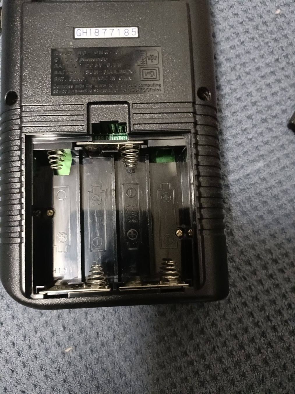 Nintendo Konsolen: Gameboy DMG Schwarz revidiert (refurbished) – Gebraucht aus Gipf-Oberfrick von Konsolen_Colin 2