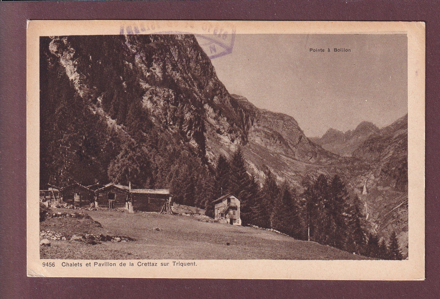 Cartes postales: LA CRETTAZ sur Triquent - Chalets – D'occasion à Pully par nicecards