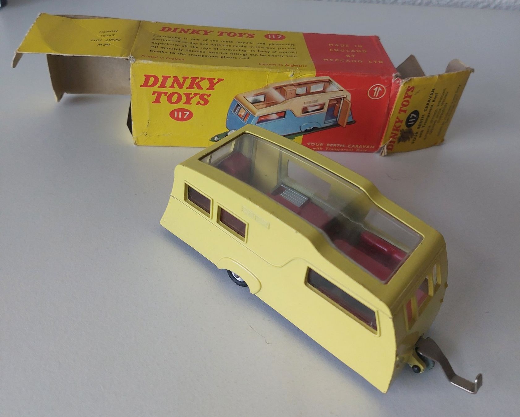 Dinky Toys Modellautos: Dinky Toys 117 Wohnwagen Caravan – Gebraucht aus Schenkon von Elbarto007 1