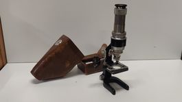 Antikes Klein Mikroskop Ernst Leitz Wetzlar, 1920er   (L28)