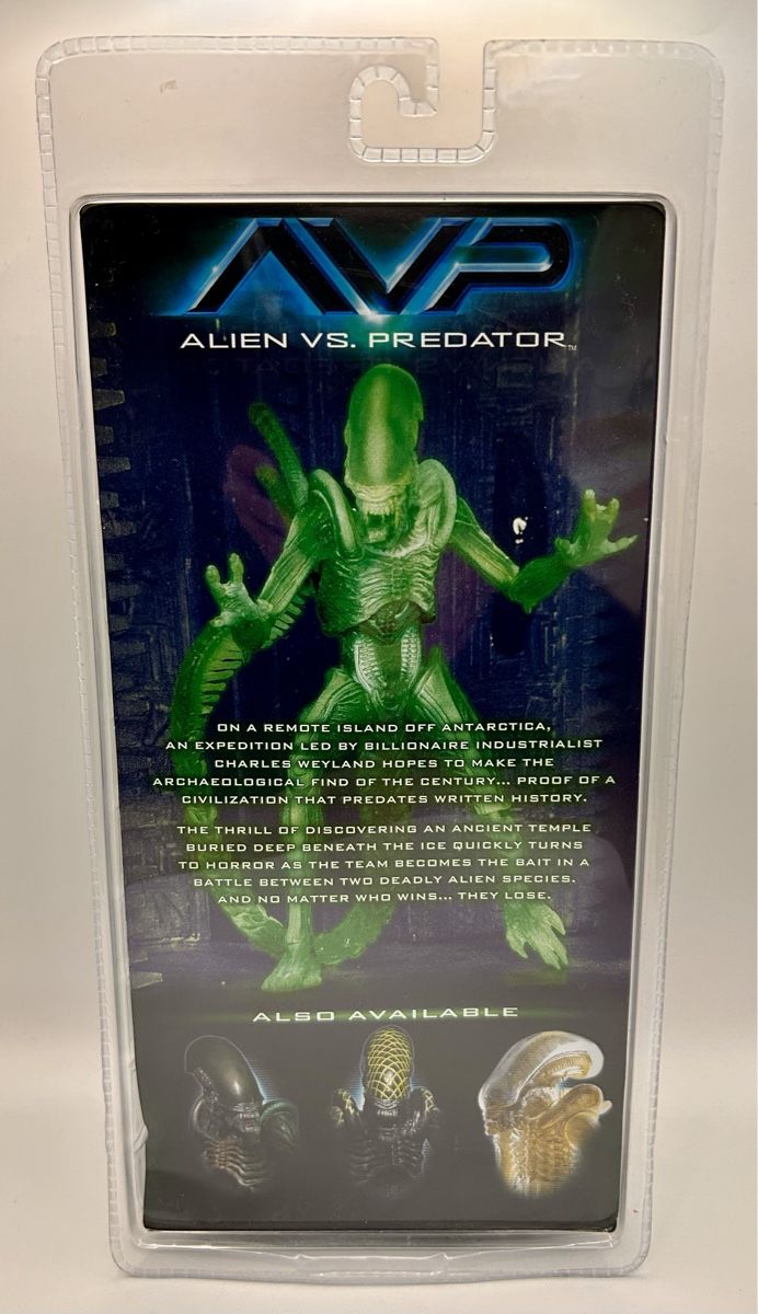 Statuette: Neca AVP Thermal Vision Warrior Alien (Gitd) (18 cm) – Nuovo e nell'imballaggio originale da Oberhasli venduto da Schneeschueh 2