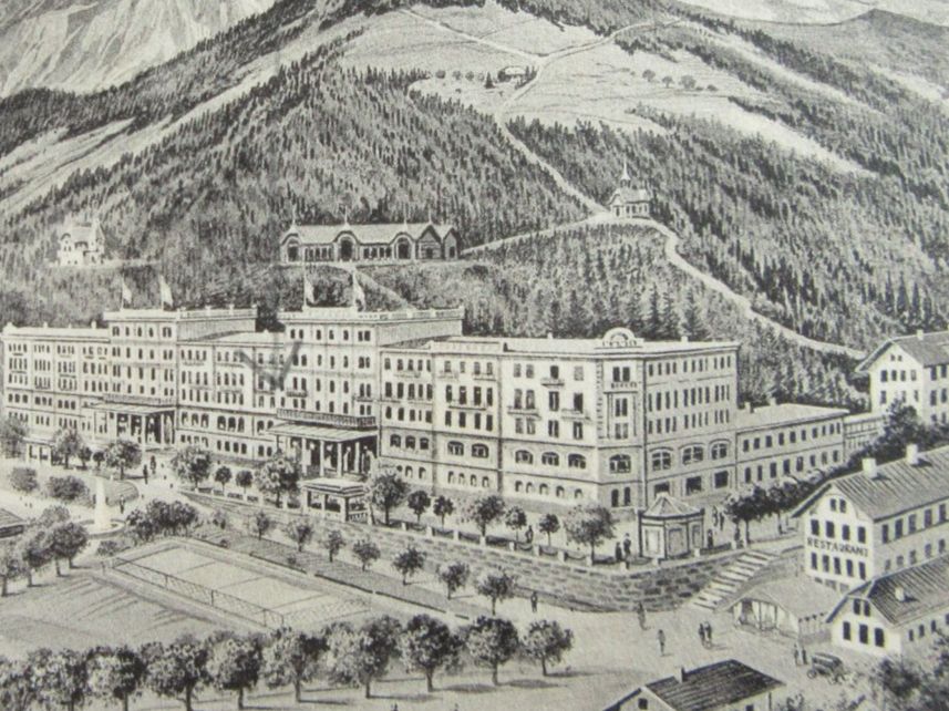 Ansichtskarten: GURNIGELBAD HOTEL 1913 AK BEO – Gebraucht aus Ettingen von Hausi4711 1