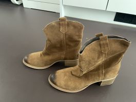 NEU Copo de Nieve Cowboy Stiefel Stiefeletten Wildleder 37
