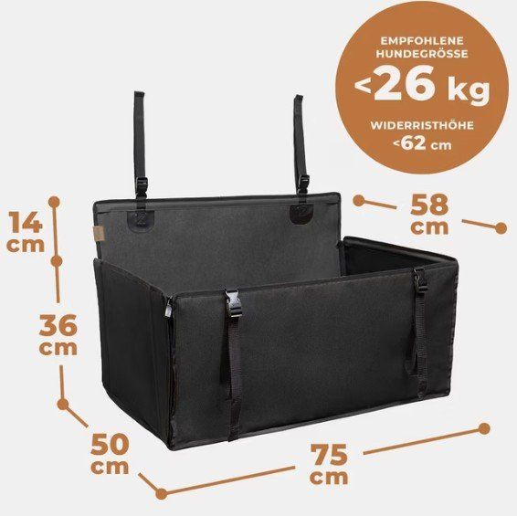 Niches, paniers: Wuglo Hunde-Autositz-Box – Neuf (Voir description) à Wigoltingen par lumpich