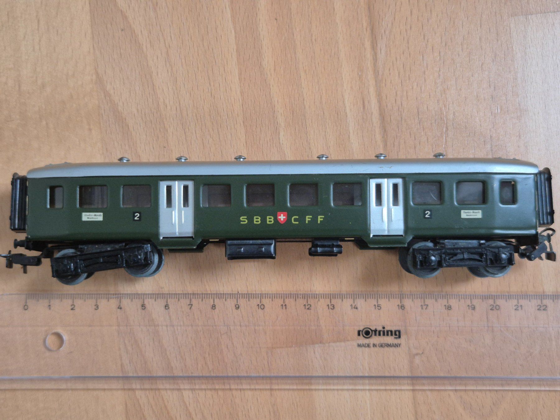 Märklin Modellini di ferrovie: Personenwagen Märklin H0 - SBB CFF – Usato da Wetzikon ZH venduto da Gterl 1