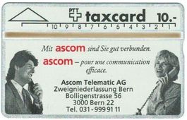Taxcard 203L_15531 (K-90/2D) Ascom Telematic ungebraucht