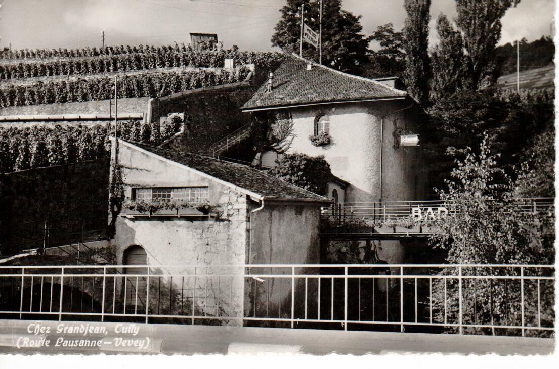 Ansichtskarten: Chez Grandjean Cully 1938 – Gebraucht aus Wolhusen von Curver9