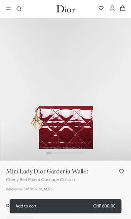 Dior Gardenia Wallet