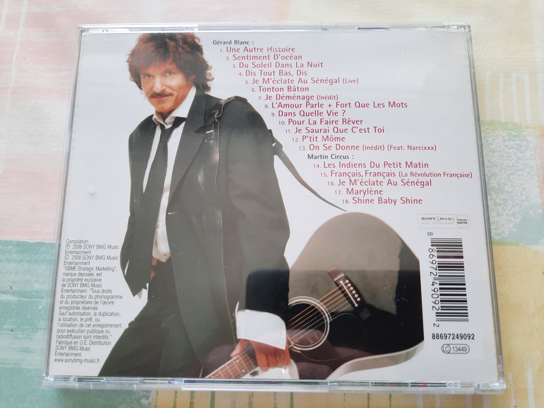 CD: Cd Les plus grand succès de Gérard Blanc & Martin Circus – Usato da Pully venduto da bro_n52j 2