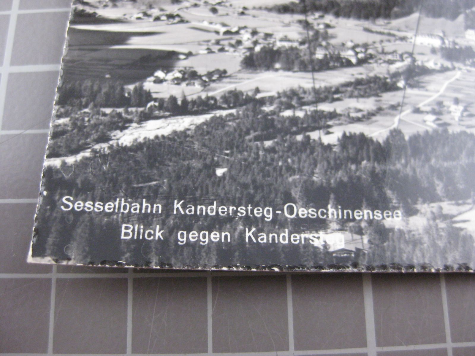Cartoline postali: AK Kandersteg Oeschinensee mit Bahn – Usato da Malters venduto da Marosko 2