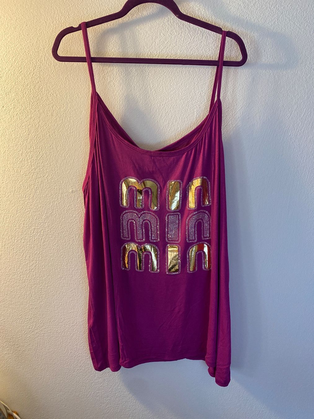 Top: TRÄGER TOP DAMEN-LILA – Usato da Meienried venduto da ManuelaBoutique 1