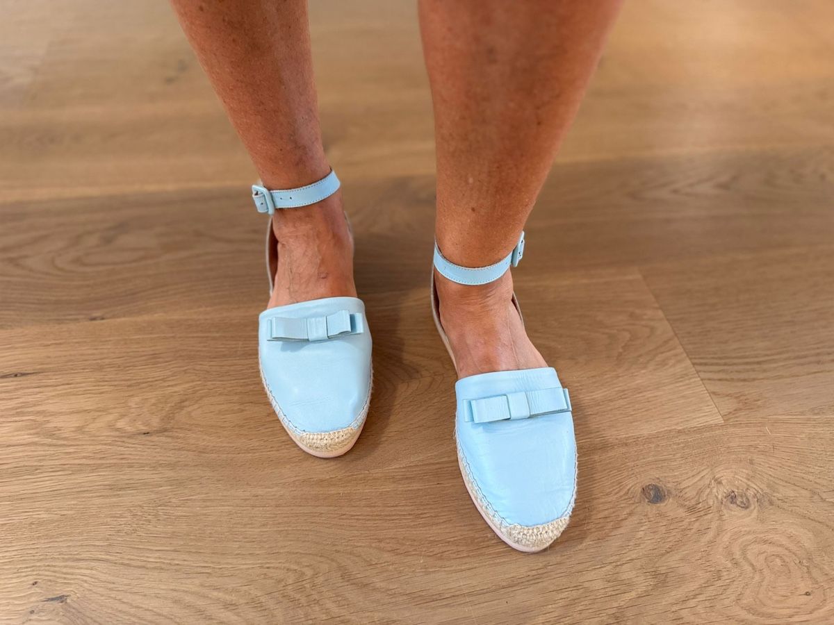 Scarpe da donna: Damenschuhe hellblau Grösse 39 Espadrilles Leder neu – Usato da Luzern venduto da per_mxf5 1
