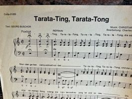 Noten - Tarata-Ting, Tarata-Tong - Das Wunder aller Wunder