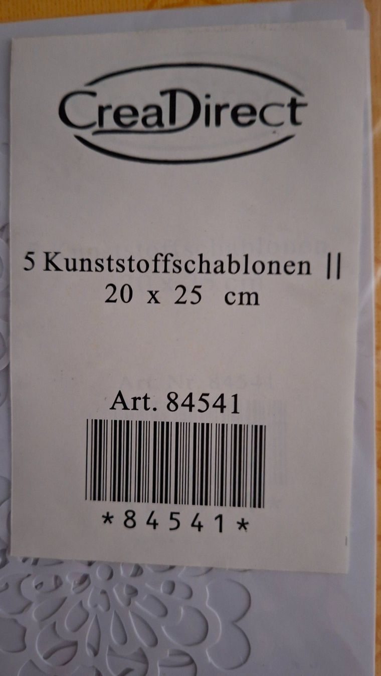 Sciablone: Kunststoffschablonen – Nuovo e nell'imballaggio originale da Bretzwil venduto da eri_2gck 1