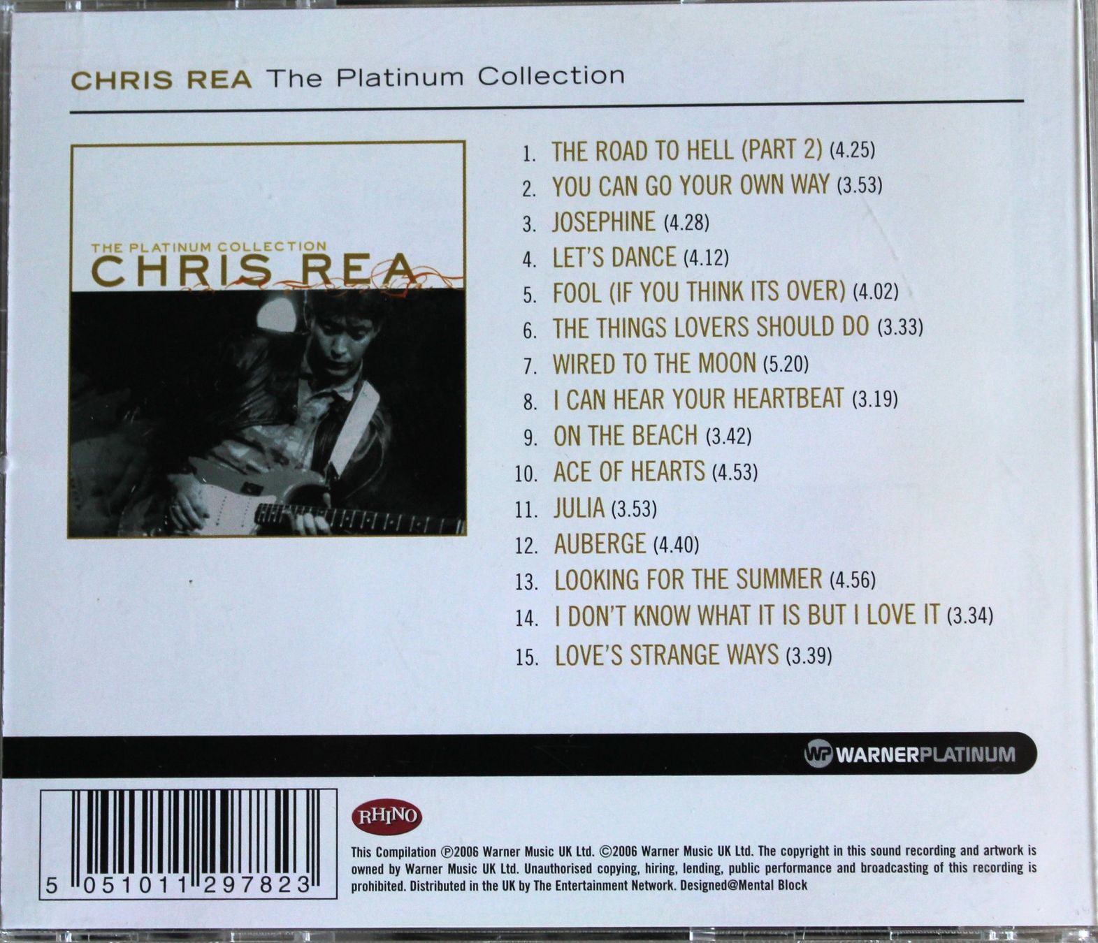 CD: Chris Rea / The platinum collection – Usato da Worblaufen venduto da Cookie23 1