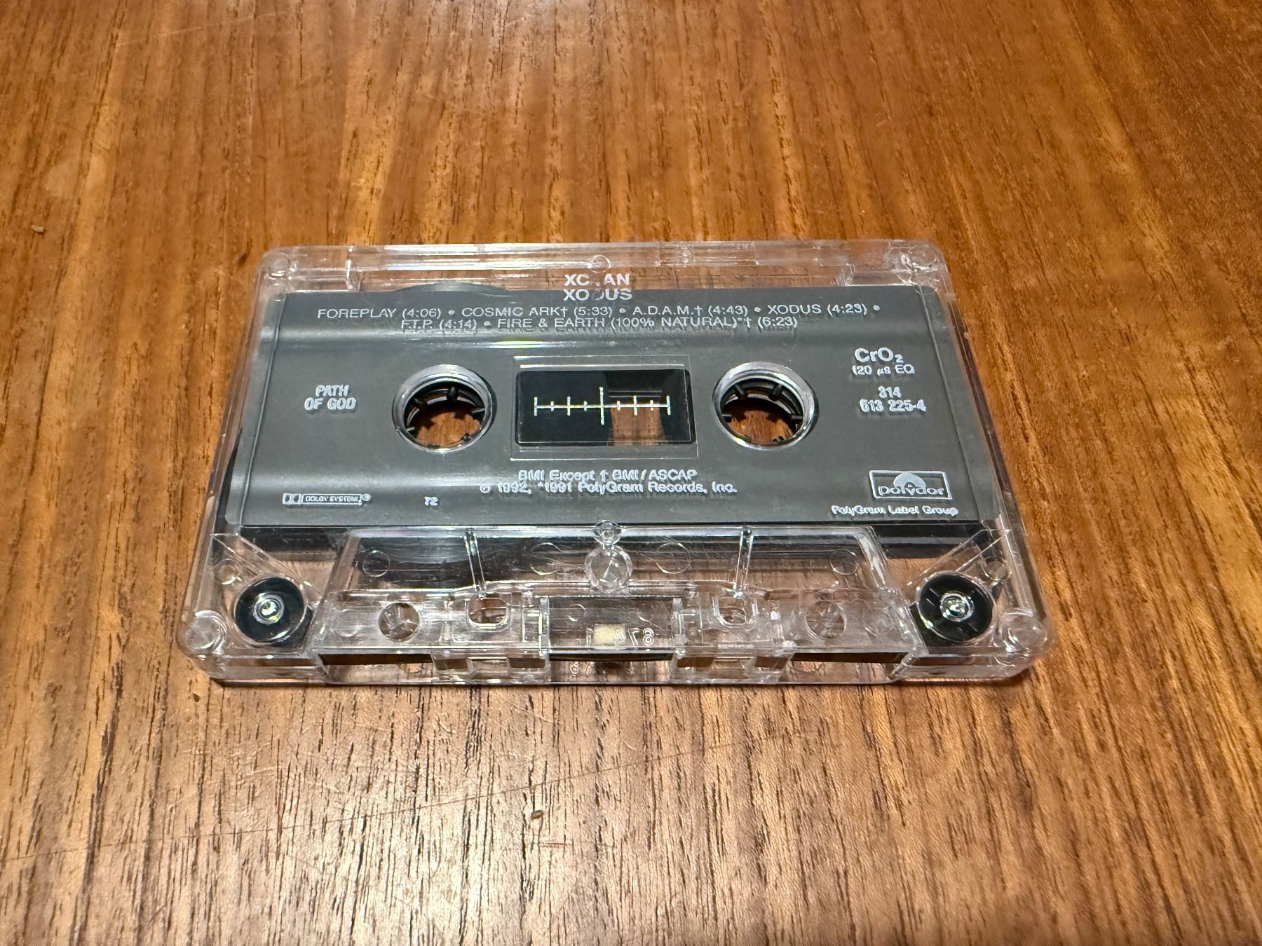 Musicassette: XCLAN - XODUS / US 1992 Rap MC – Usato da Delémont venduto da cpop 1