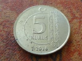 TURQUIE  5 Kurus  2018