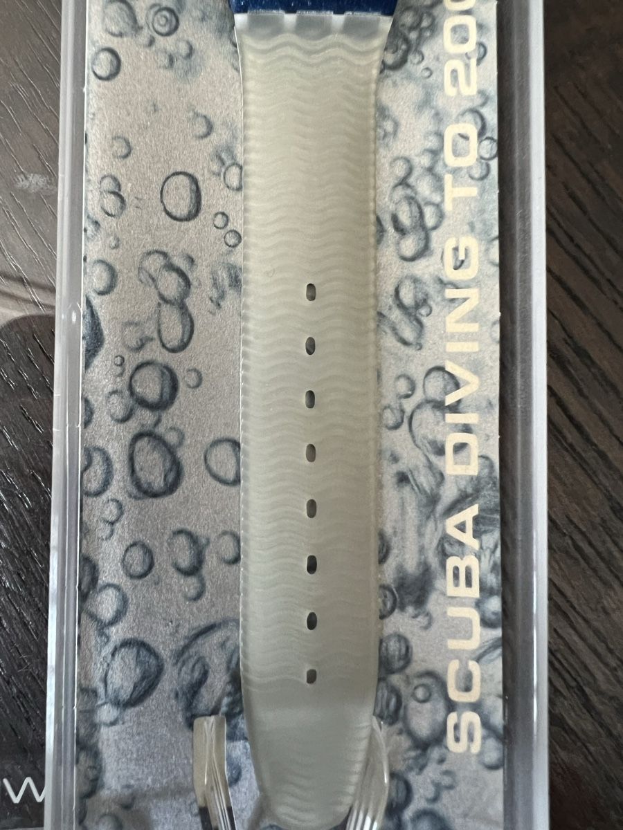 Swatch Orologi: Swatch Scuba 200 (SDN107) Silver Trace – Nuovo e nell'imballaggio originale da Künten venduto da Spike17 3