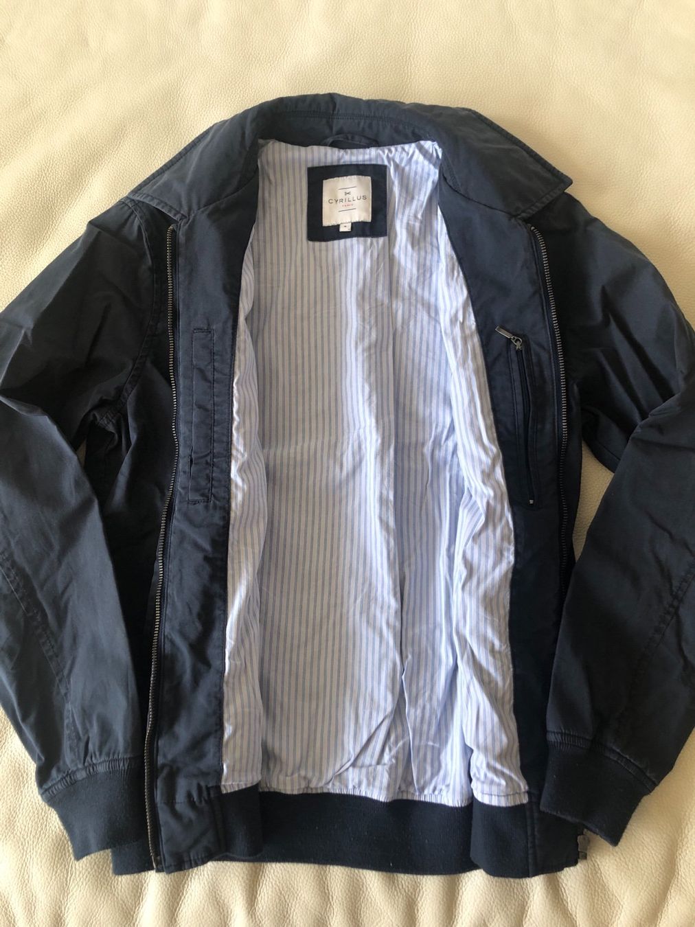 Cyrillus Giacche: Jacke / Übergangsjacke CYRILLUS Gr. S blau – Usato da Zuoz venduto da Scat01 1