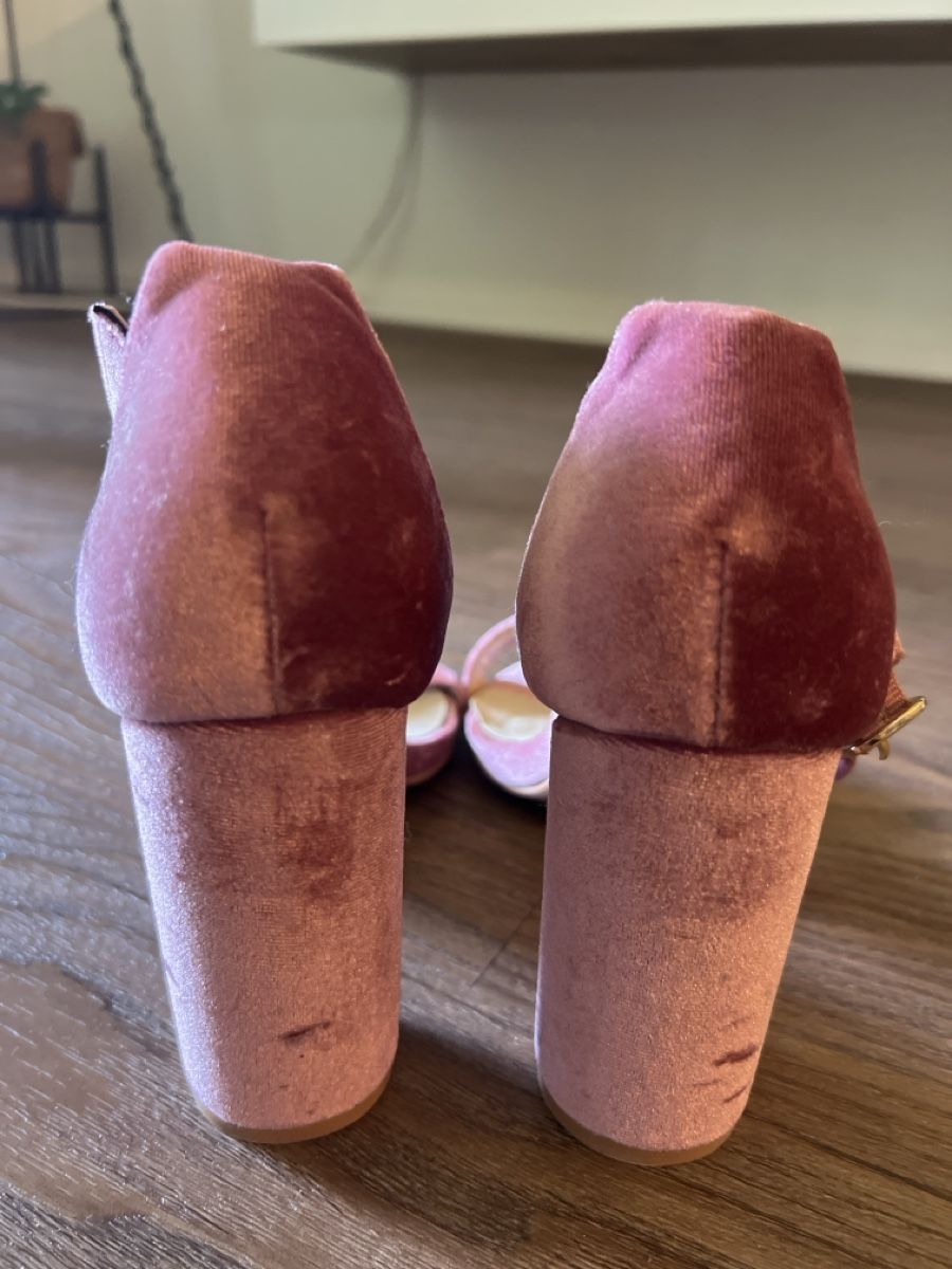 Scarpe da donna: Sandaletten rosa Samt Grösse  38 NEU – Nuovo (secondo la descrizione) da Illnau venduto da Michele0210_ 1
