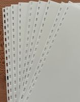 15 x Fellowes Einbanddeckel PP weiss, abwaschbar, gestanzt