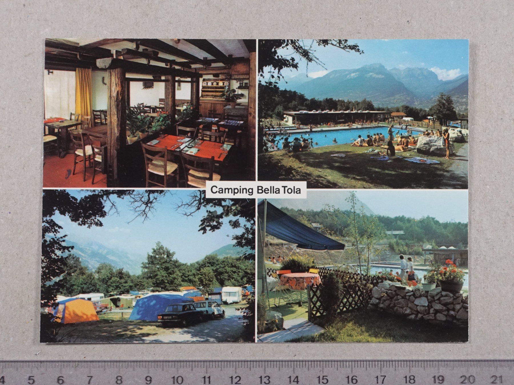 Ansichtskarten: Susten, Camping Bella Tola – Gebraucht aus Lenzburg von fh1