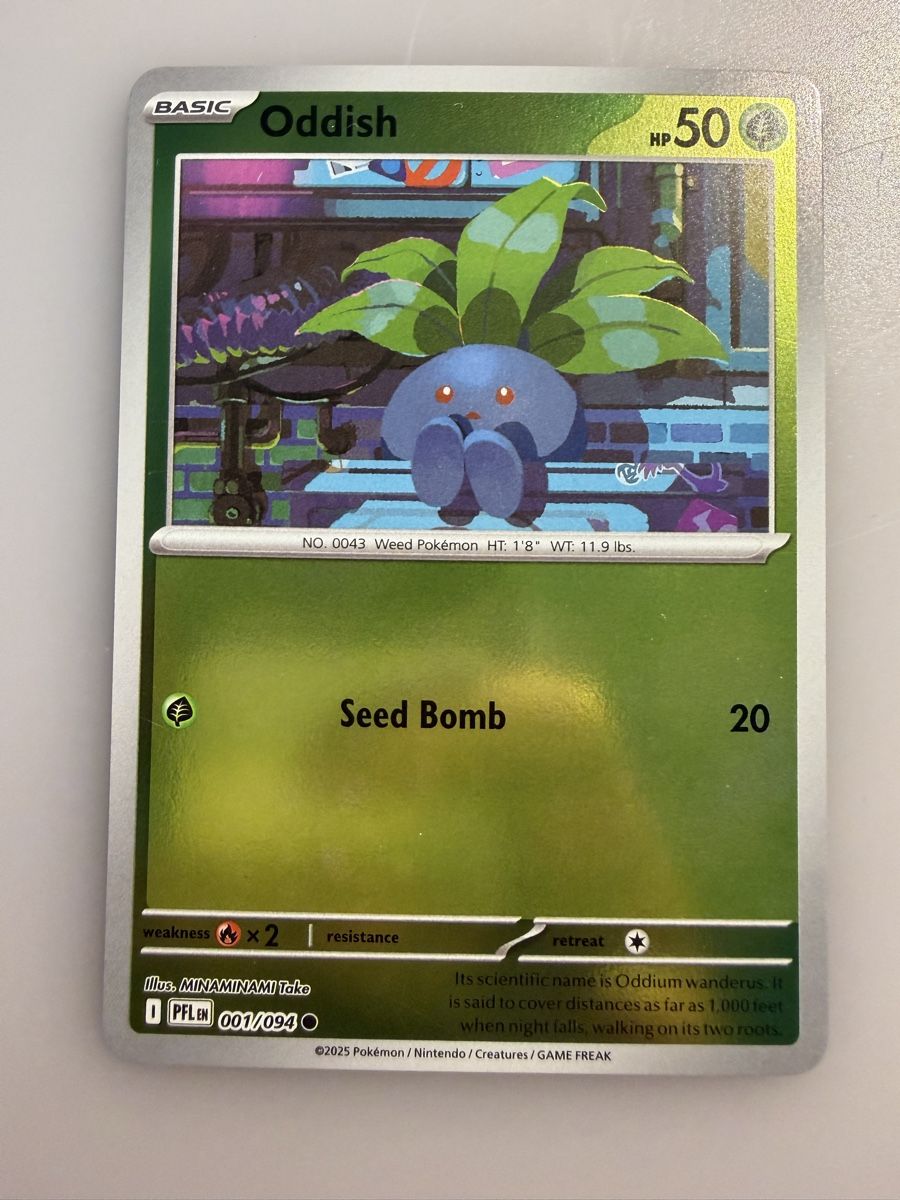 Pokémon Carte collezionabili: Oddish (PFL001) – Nuovo (secondo la descrizione) da Vevey venduto da Matx