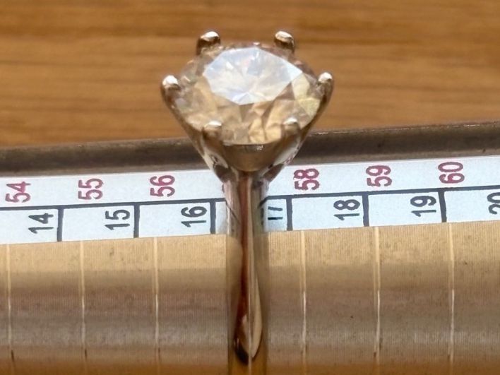 Ringe: 💚 Luxus Elegante Gr.18/8 Ring Solitär  Farbe Silber – Neu (gemäss Beschreibung) aus Biel-Bienne von Roserosse13 7