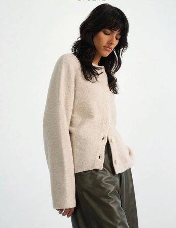 Vival.Studio Cardigan Nad Grau Grösse M