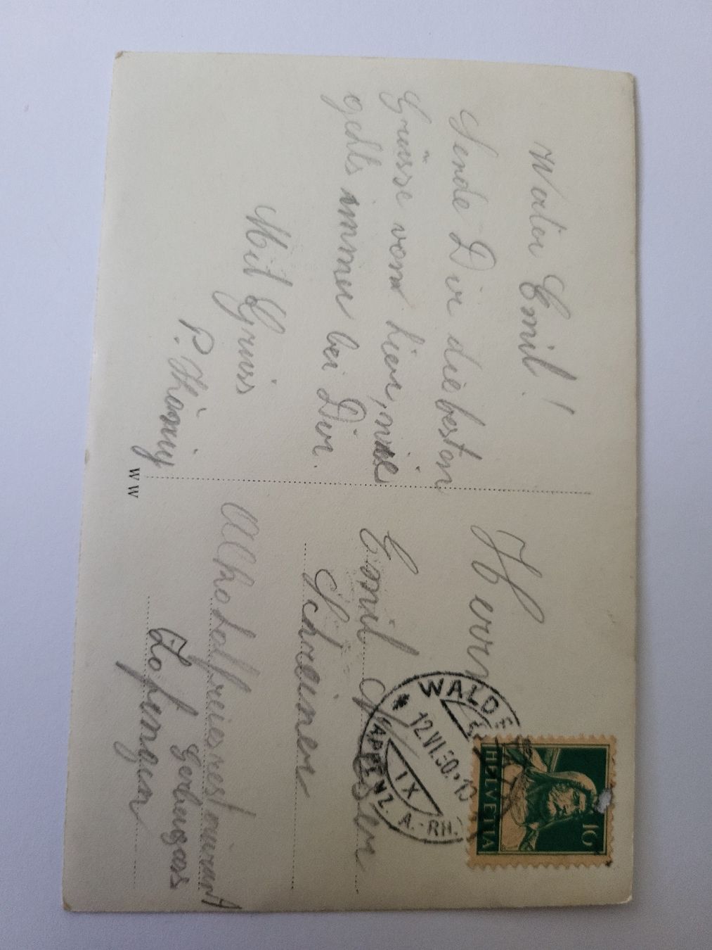 Ansichtskarten: Alte Ansichtskarte Waldstatt m. Säntis,  R2 – Gebraucht aus nunningen von mic_88k2 1
