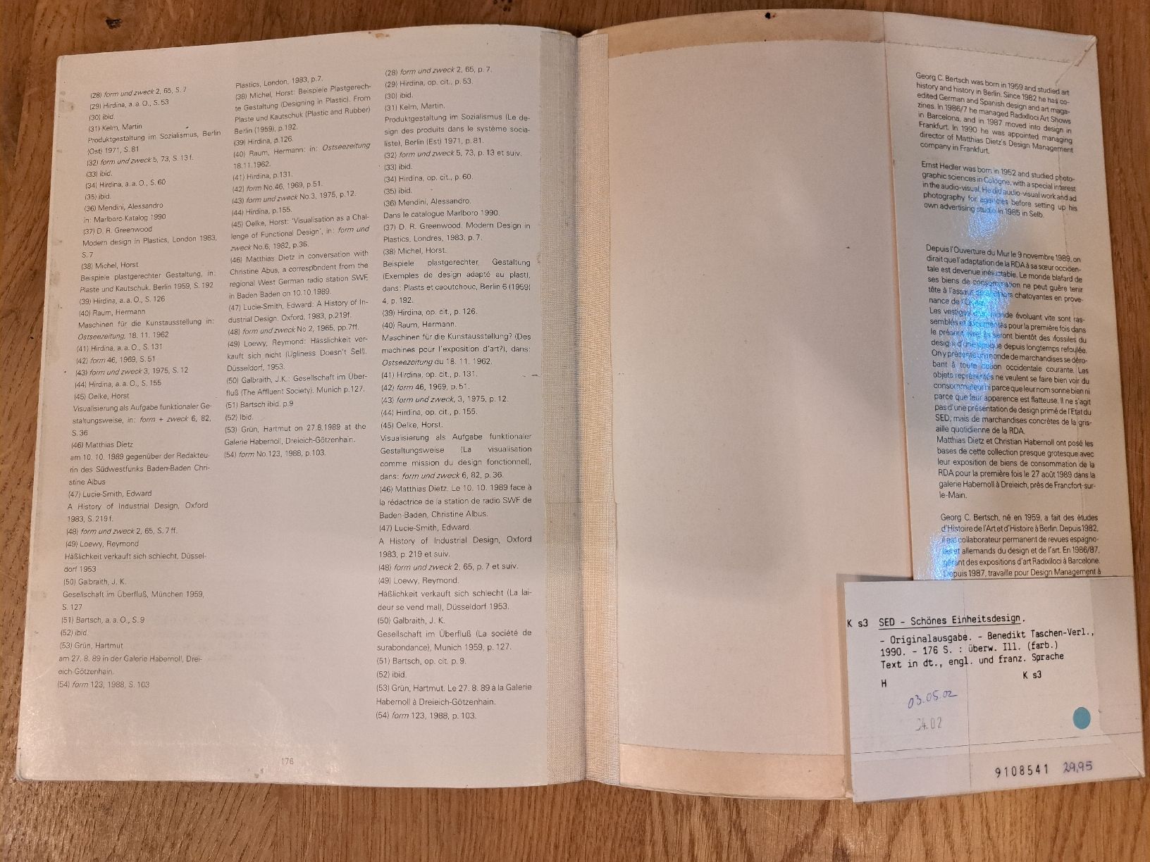 Libri: SED Schönes Einheitsdesign - G. Bertsch/E. Hedler - Taschen  – Usato da Pratteln venduto da mab_f2fz 8