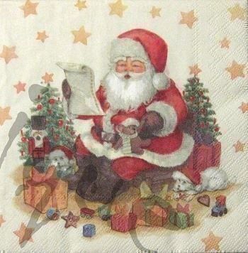 Servietten: Serviette nikolaus (w403) 2Stk. – Neu (gemäss Beschreibung) aus Schlatt TG von kreativ-atelier