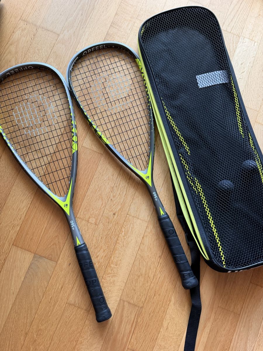 Racchette: Squash Schläger Set OPFEEL SR 560 mit Tasche und Bällen – Usato da Sursee venduto da ste_zr96 3