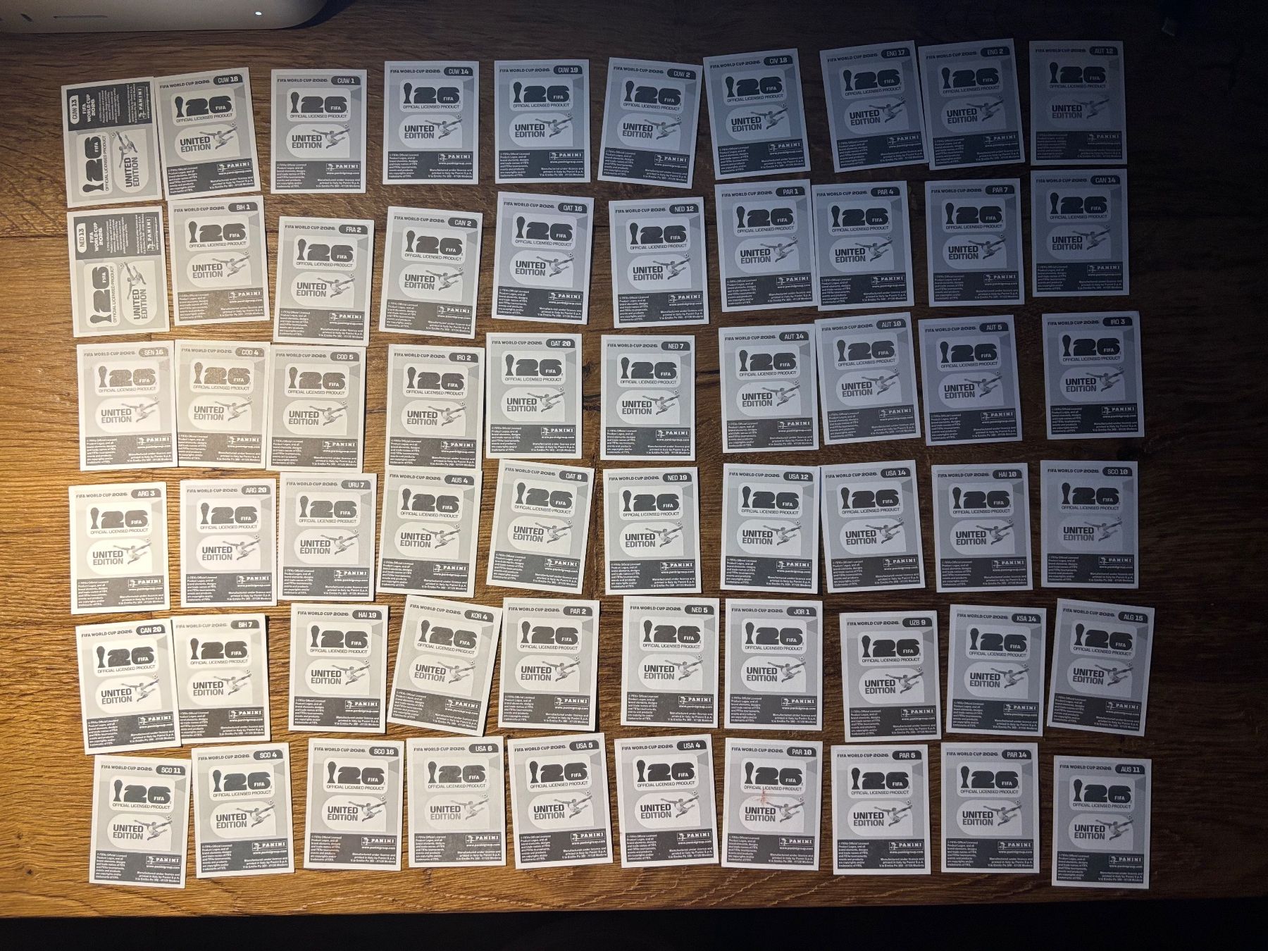 Panini Carte collezionabili: Panini W26 - 60 unique cards – Nuovo (secondo la descrizione) da Hinwil venduto da ComputerSammler 1
