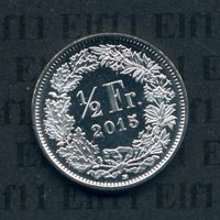 CHF___0.50 2015 stgl * nigelnagelneu! 50 Rappen