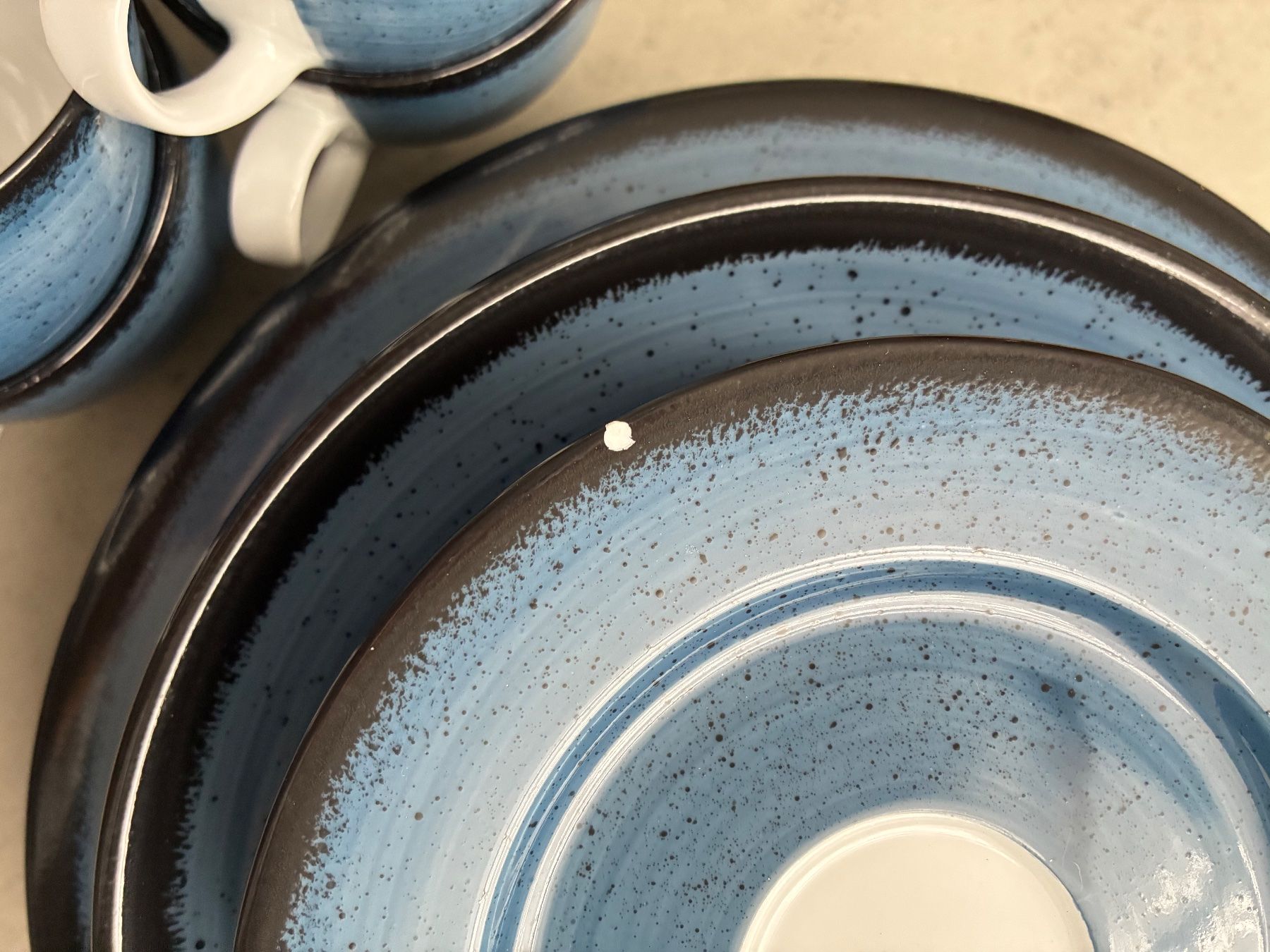 Set di piatti: Geschirrset Lunasol blau, 20-teilig – Usato da Thayngen venduto da Liv-24 2