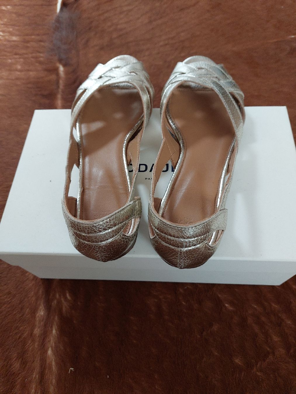 Scarpe da donna: Odaje Sandalen Gold - Gr 40 – Nuovo (secondo la descrizione) da Thalwil venduto da S_Blaettchen 4