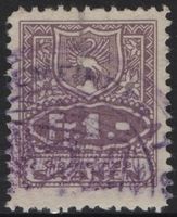 seltene Fr. 1.- Fiskalmarke von SAANEN