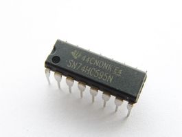 3 Stück 8-bit Schieberegister 74HC595N