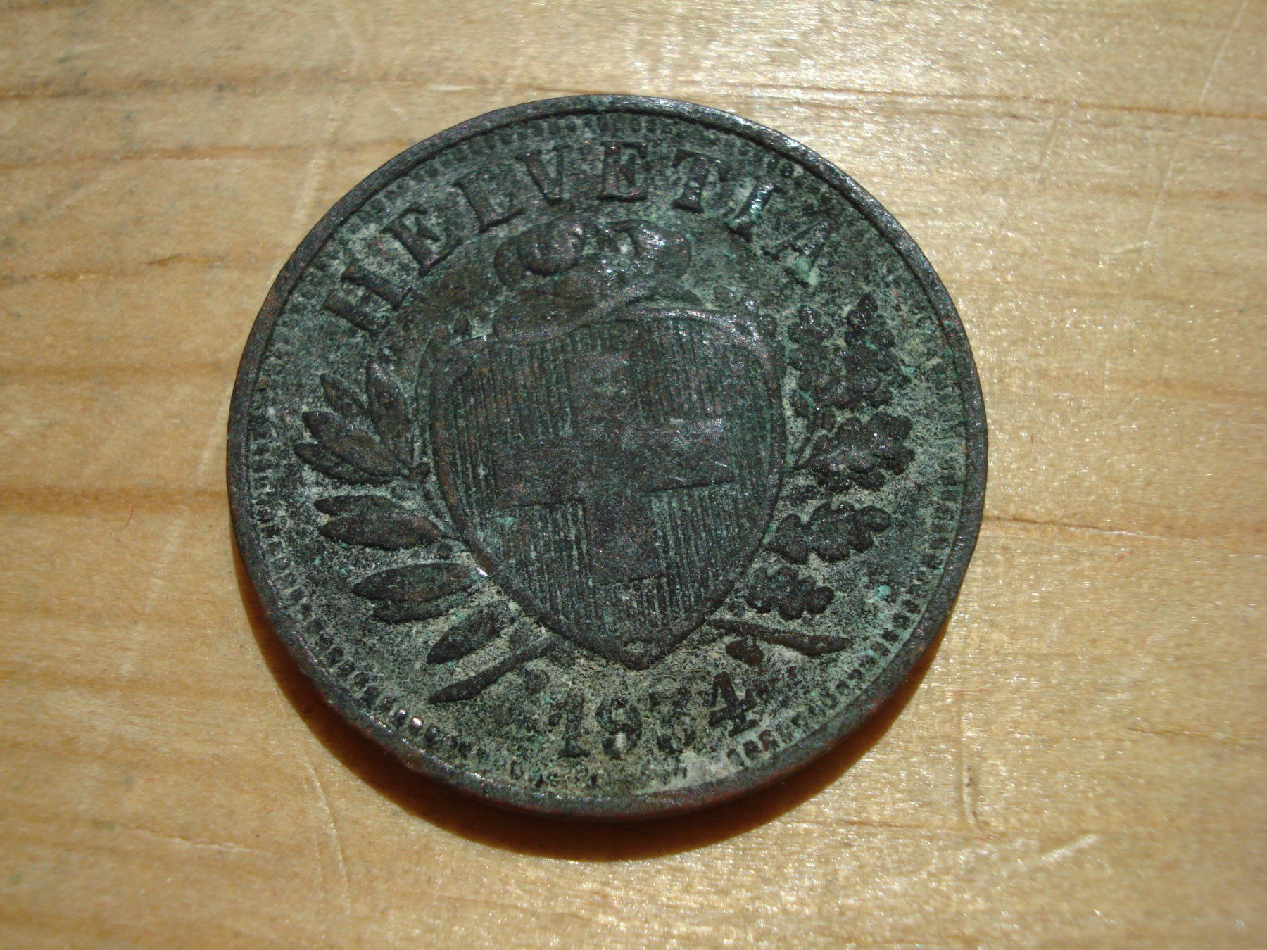 Tutti le monete: (N2) 2 Rappen 1934 – Usato da Erlach venduto da Net-Coins