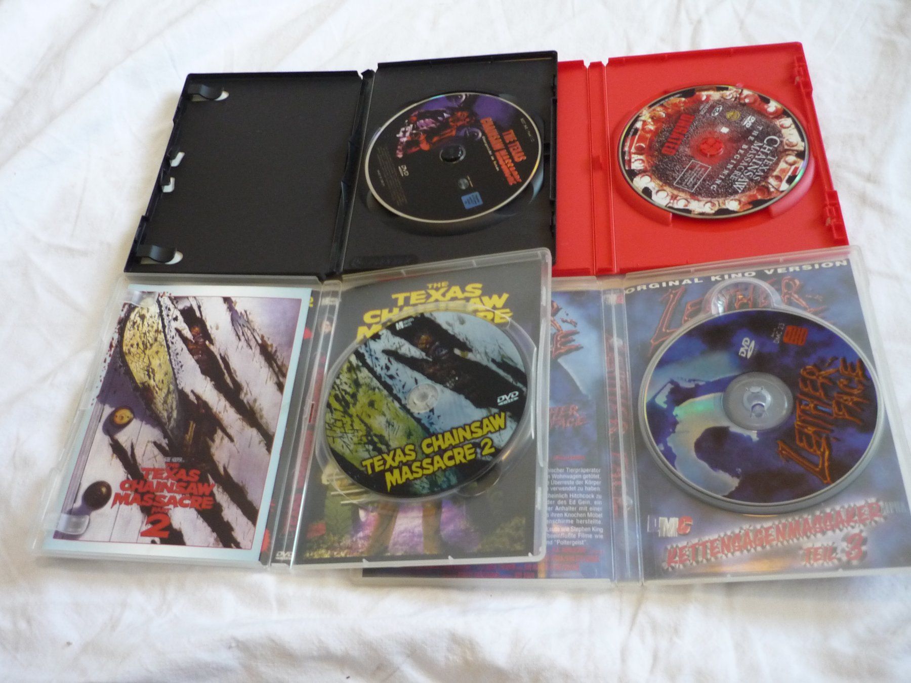 Tutti i DVDs: 4x DVD Horror - Texas Chainsaw Massacre Sammlung – Usato da Beringen venduto da zzRegal 3