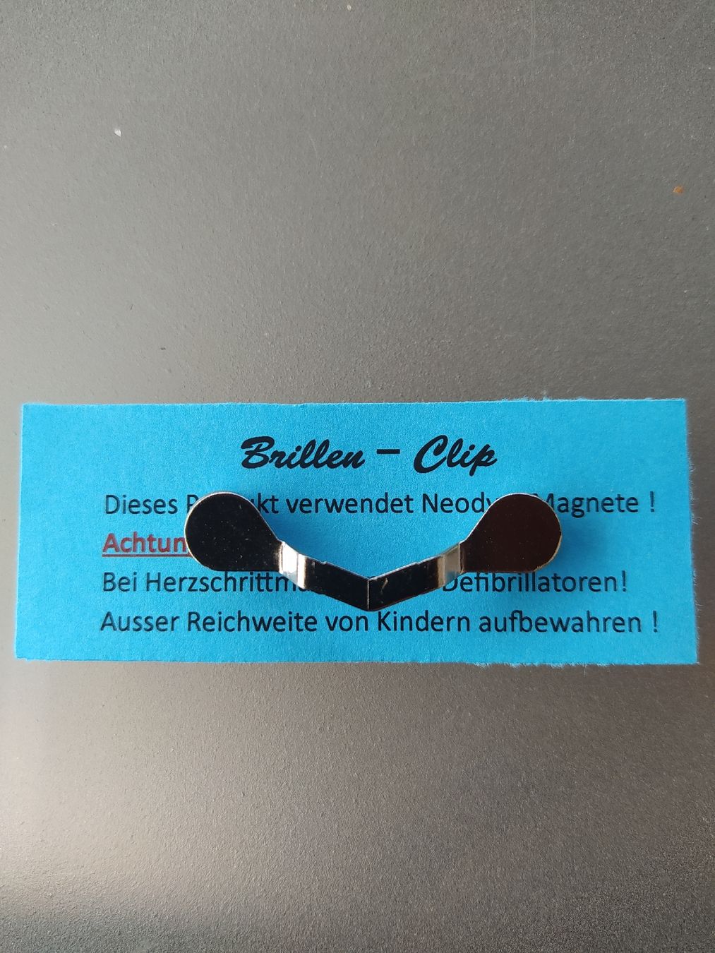 Supporti a parete: Brillenhalter - Brillenclip Magnetisch – Nuovo e nell'imballaggio originale da Weiningen ZH venduto da Vitanyi